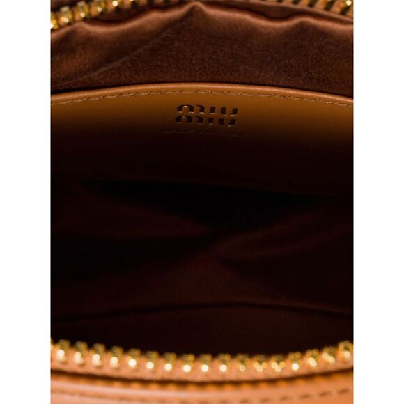 Miu Miu Women Beau Leather Handbag - Picture 5 of 5
